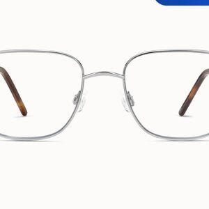 WARBY PARKER SAUL glasses, metal frame, classy